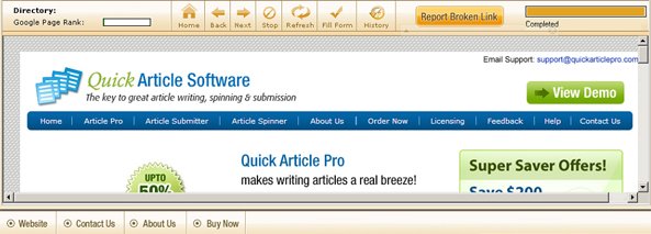 Quick Article Submitter